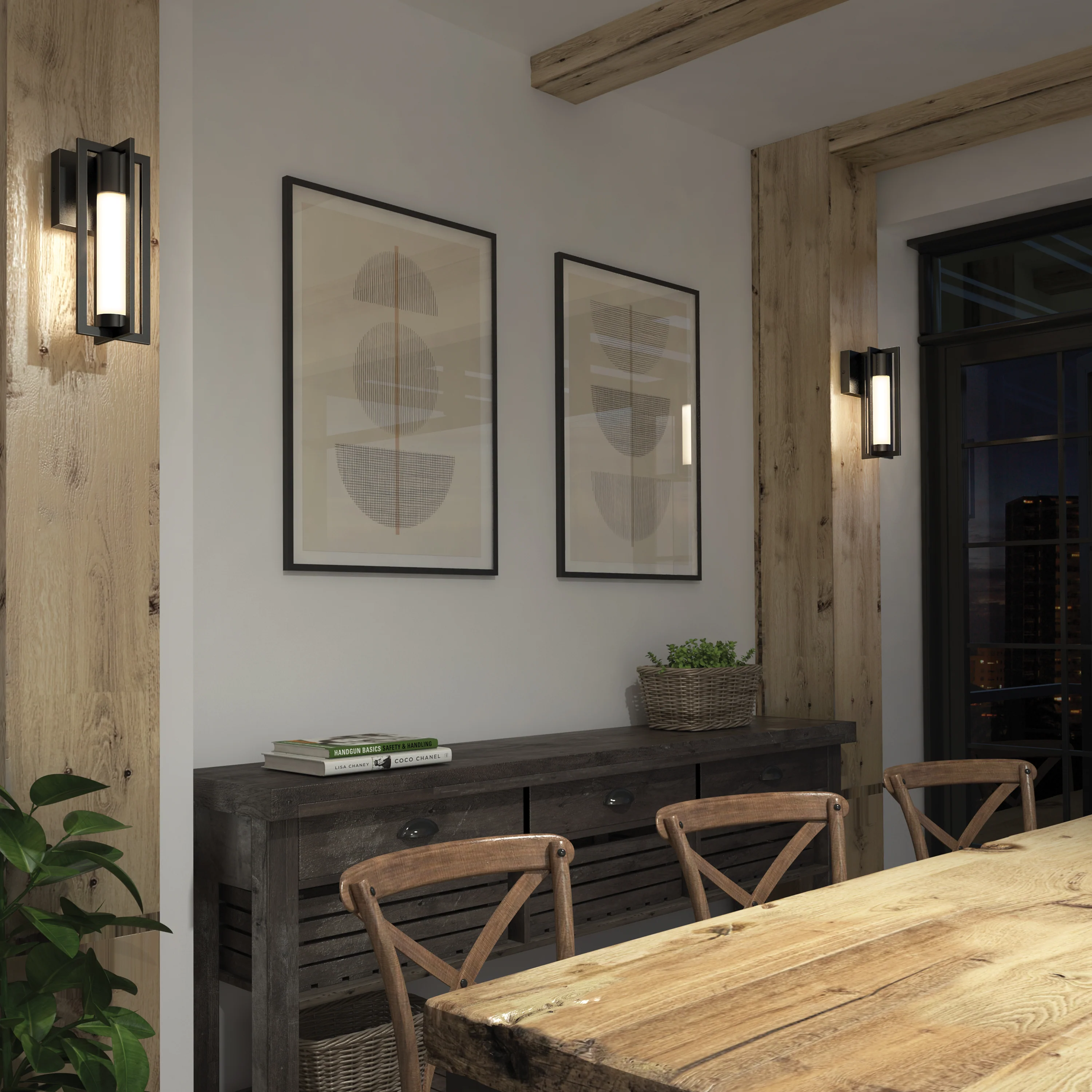 Walt indoor-outdoor LED wall light - Image 8