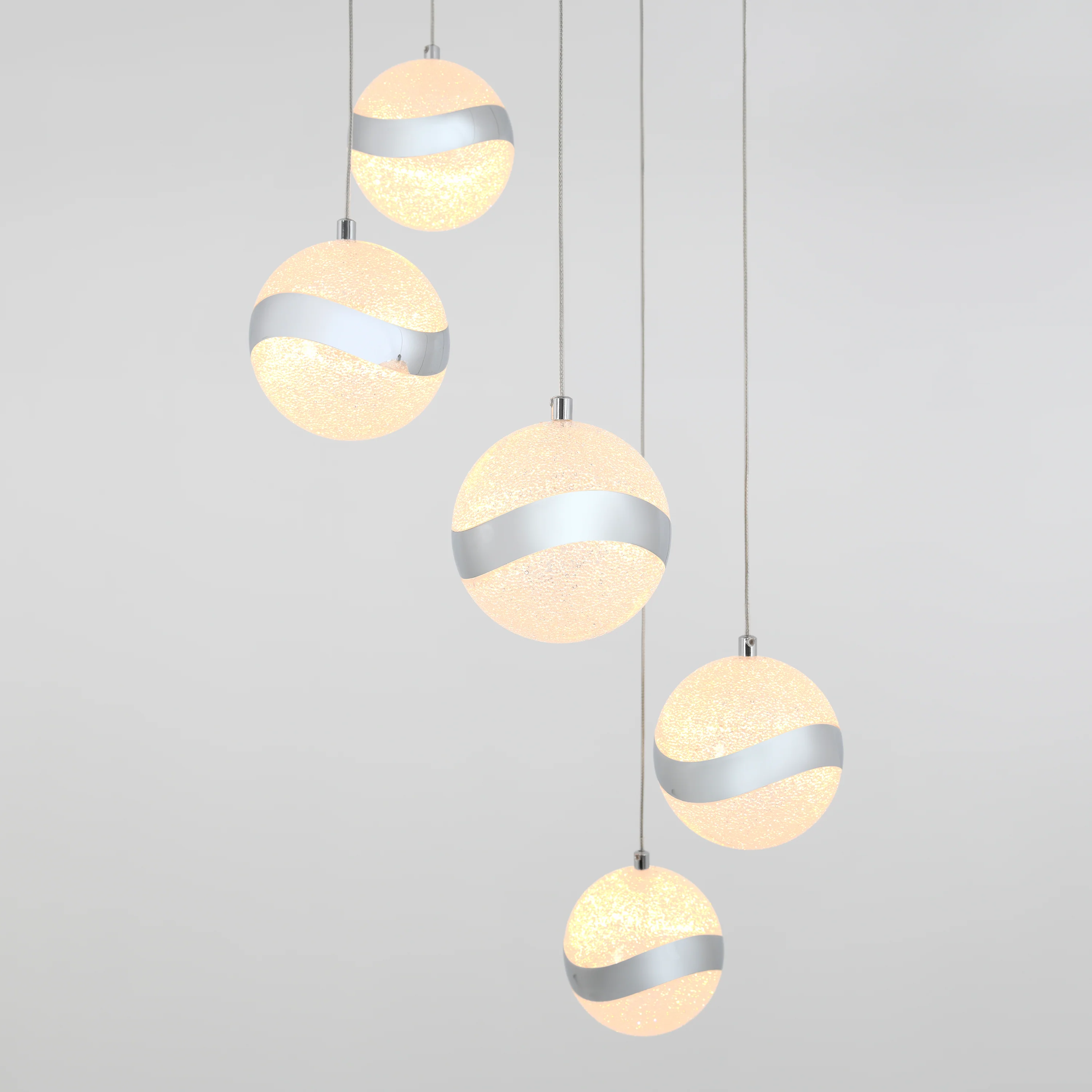 Wavey 5-light LED pendant - Image 6