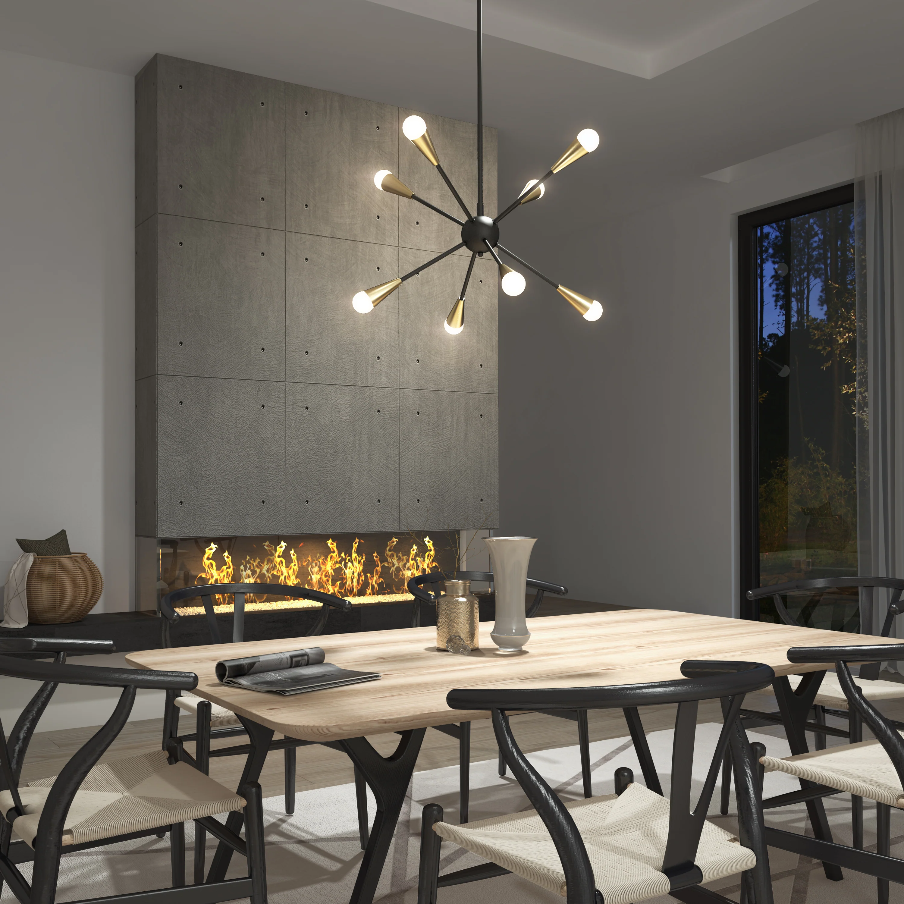 Wayden modern LED pendant light 3 CCT - Image 2