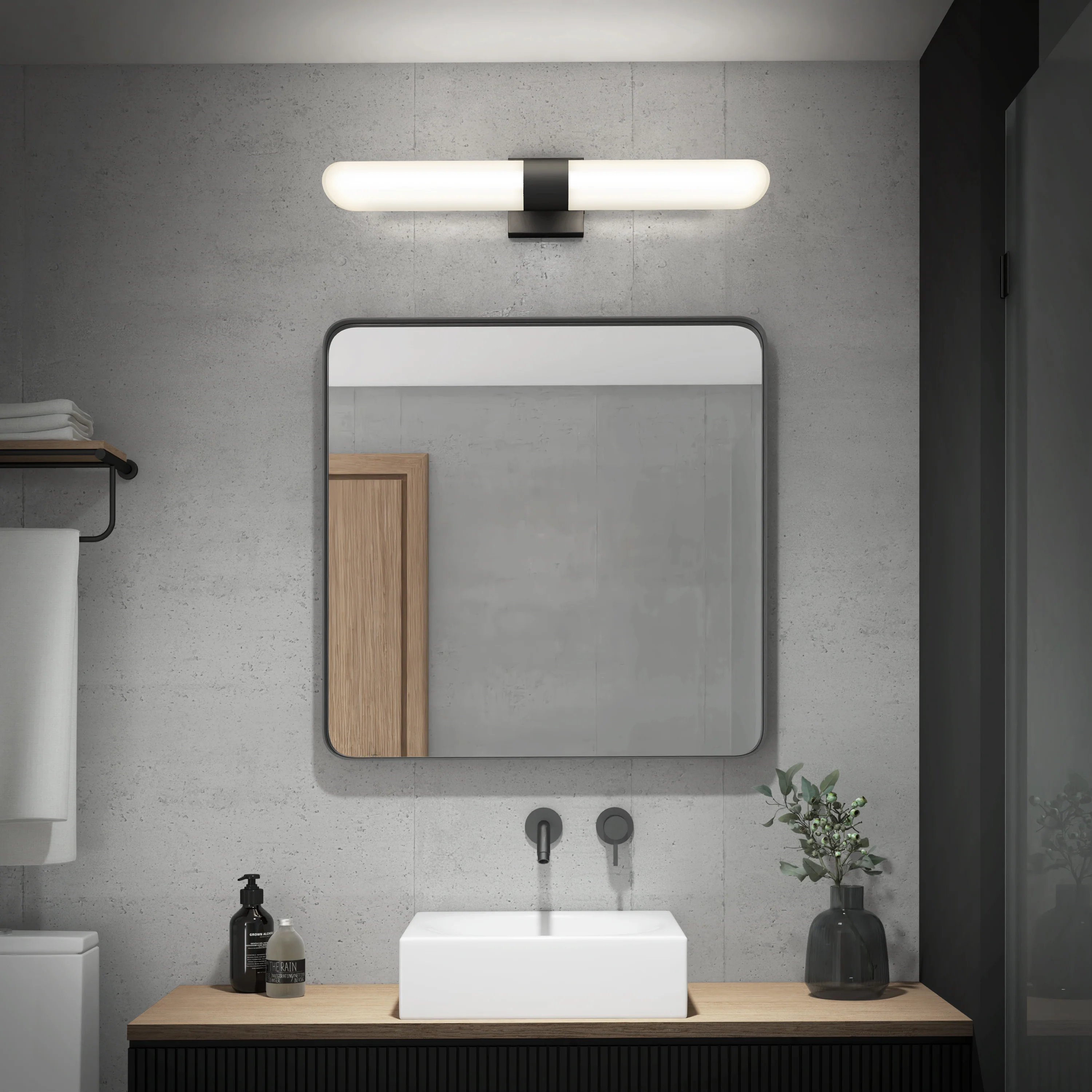 Wilton LED modern bathroom vanity light 5 CCT - Image 11