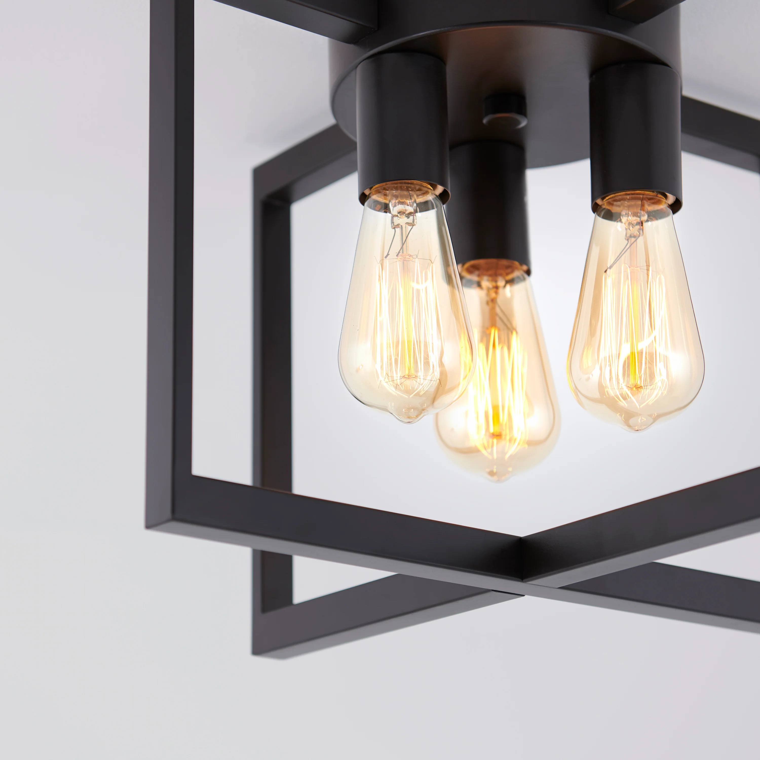 Yale 3-light flush mount With Bulbs - Image 6