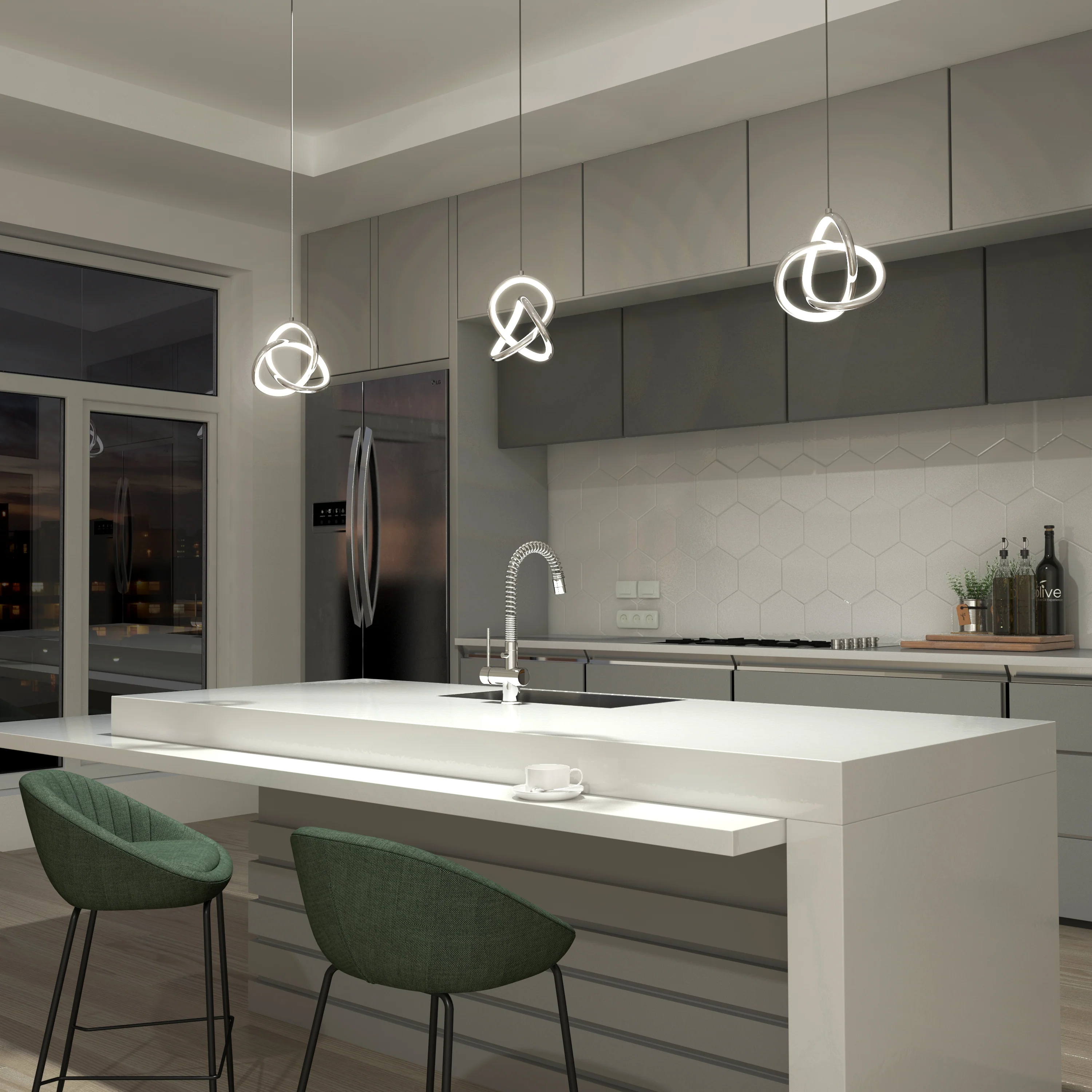 Zephyr LED pendant light - Image 16