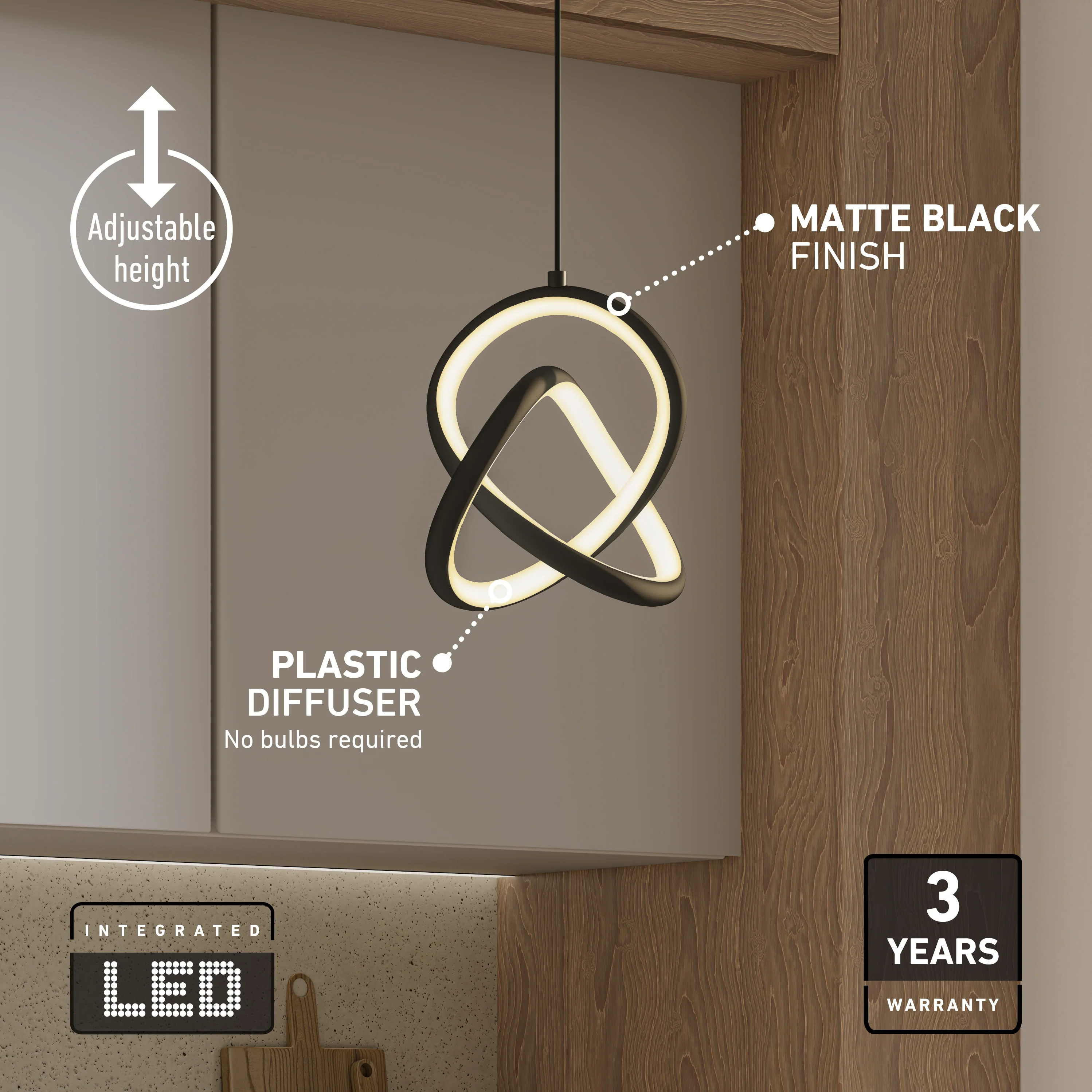 Zephyr LED pendant light - Image 8